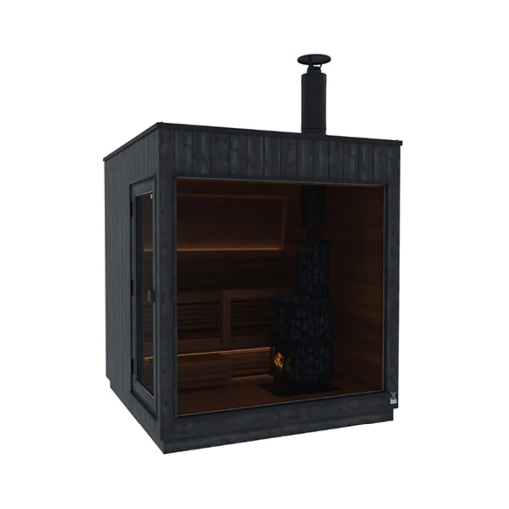 ThermaSol Nordic Misty 2-5 Person Fully-Assembled Outdoor Modular Sauna Cabin [Made-To-Order] [14-KIR] (SAK17365) – SAKSBY WH