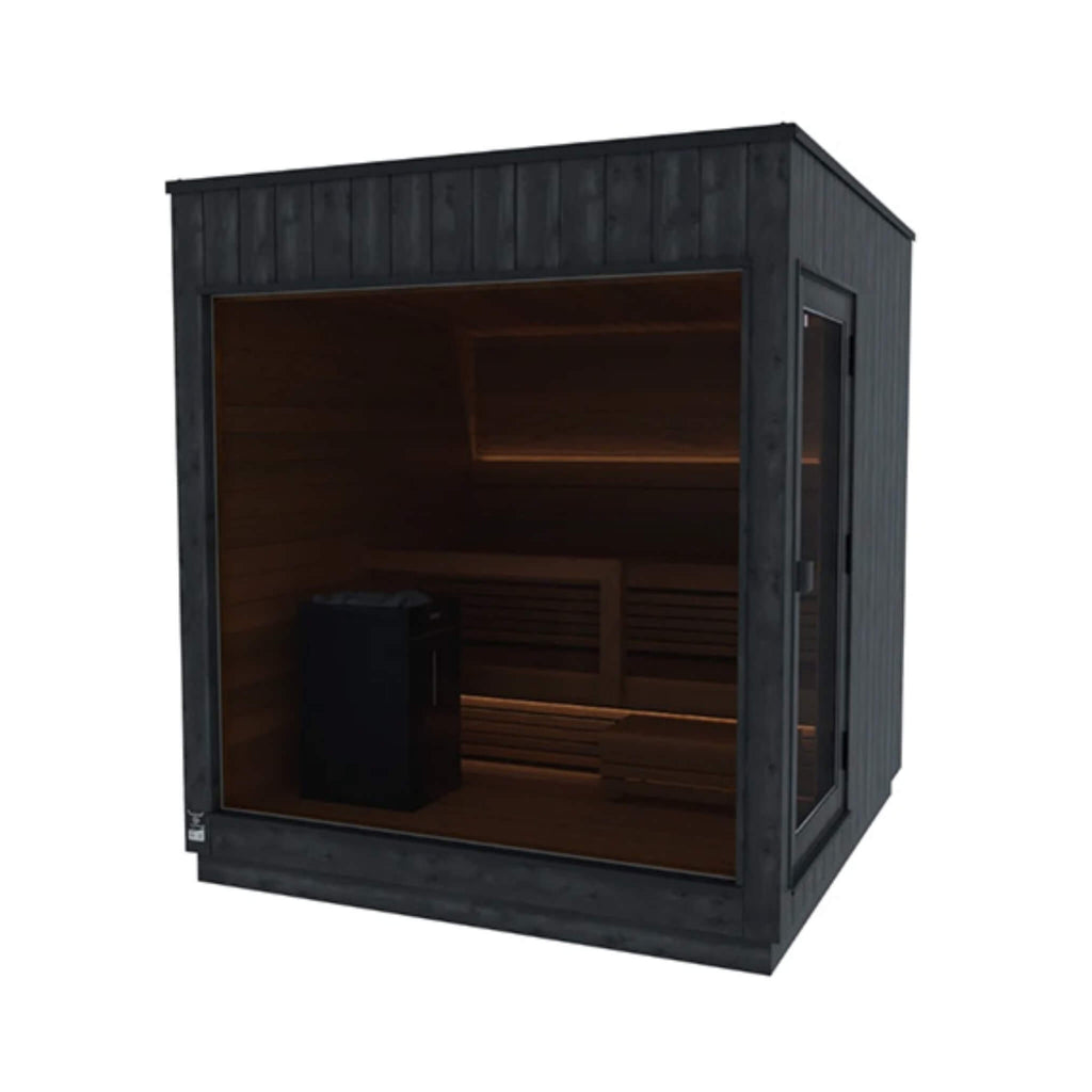 ThermaSol Nordic Misty 2-5 Person Fully-Assembled Outdoor Modular Sauna Cabin [Made-To-Order] [14-KIR] (SAK17365) – SAKSBY WH