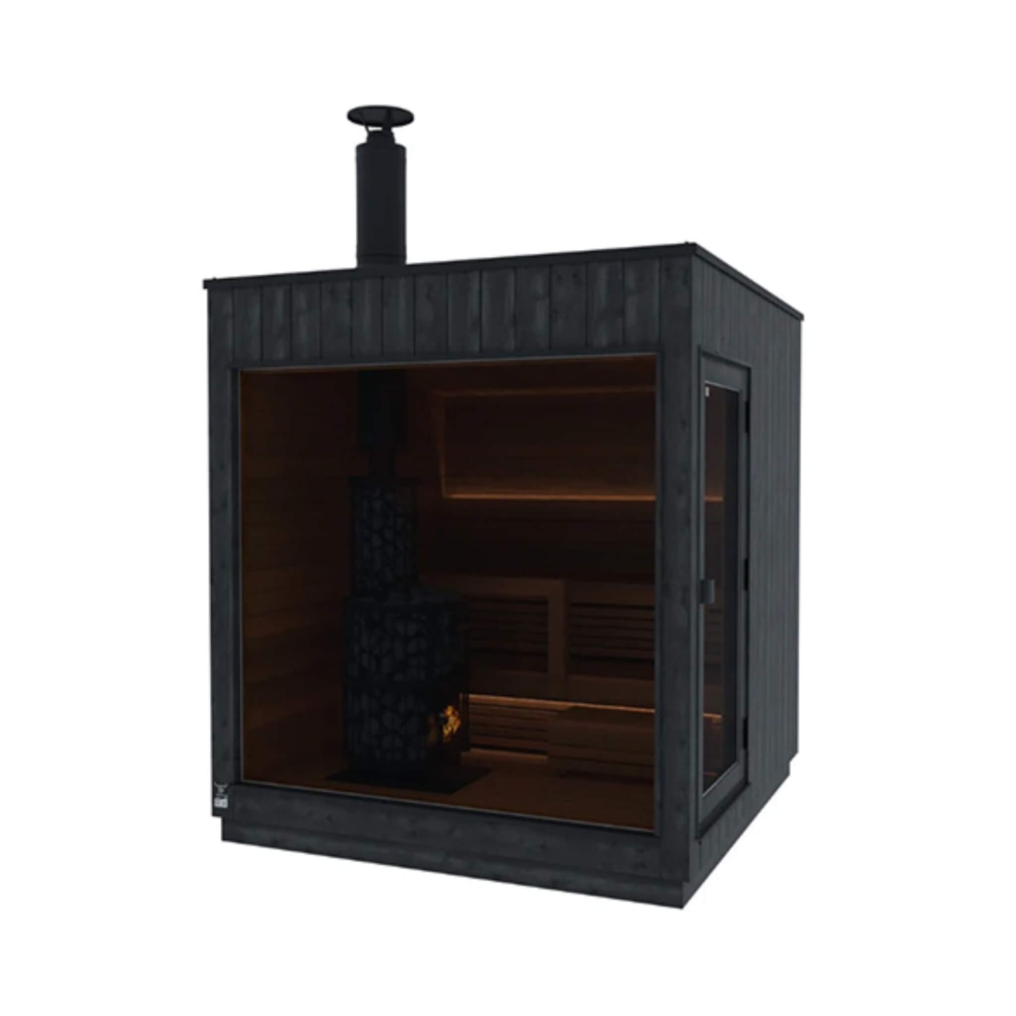 ThermaSol Nordic Misty 2-5 Person Fully-Assembled Outdoor Modular Sauna Cabin [Made-To-Order] [14-KIR] (SAK17365) – SAKSBY WH