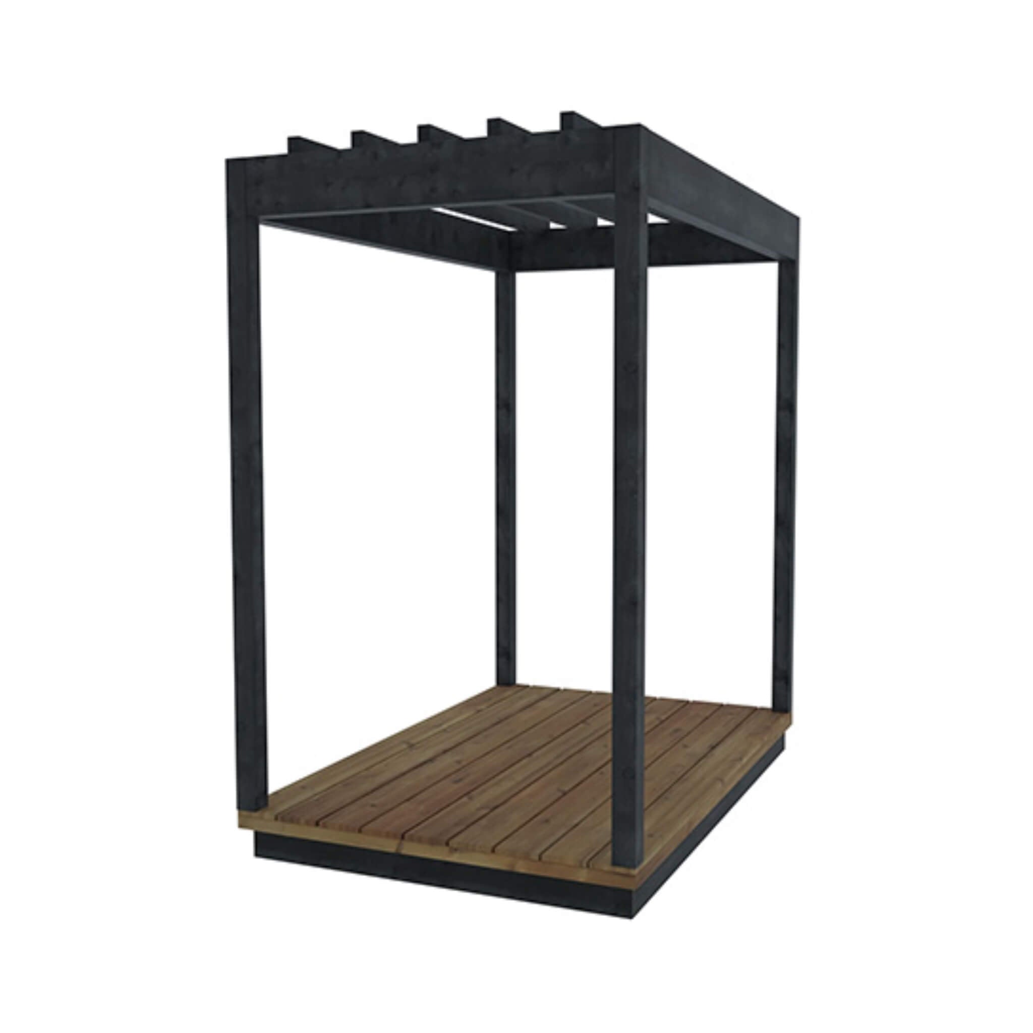 ThermaSol Nordic Misty Wood Pergola [Made-To-Order] [14-KIR-4015/16] (SAK81954) – SAKSBY WHOLESALE, view 3