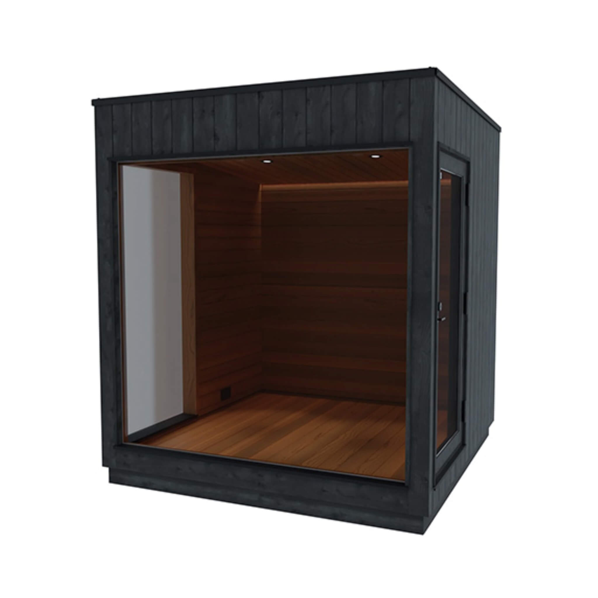 ThermaSol Nordic Misty Outdoor Lounge Medium Sauna Cabin (SAK57649) – SAKSBY WHOLESALE, view 4