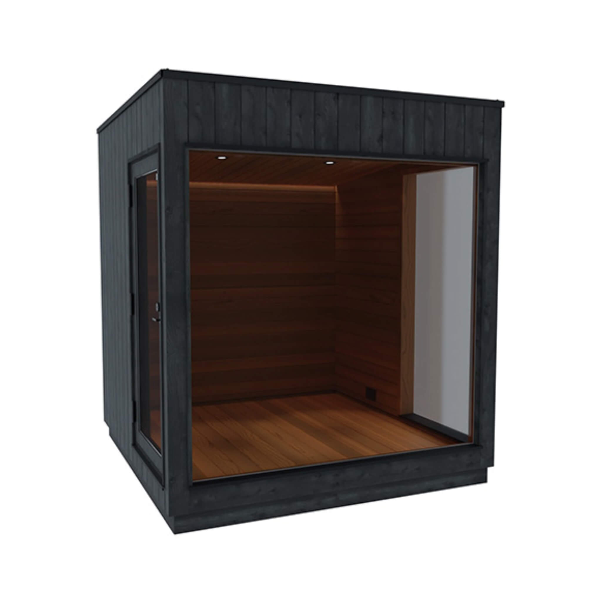 ThermaSol Nordic Misty Outdoor Lounge Medium Sauna Cabin (SAK57649) – SAKSBY WHOLESALE, view 3