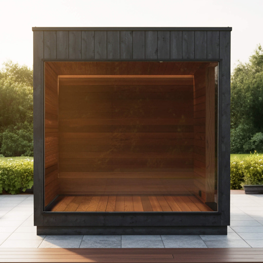 ThermaSol Nordic Misty Outdoor Lounge Medium Sauna Cabin (SAK57649) – SAKSBY WHOLESALE