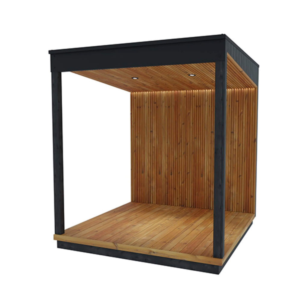 ThermaSol Nordic Misty Outdoor Fully-Assembled Wood Terrace [Made-To-Order] [14-KIR-3654/55] (SAK76490) – SAKSBY WHOLESALE, v