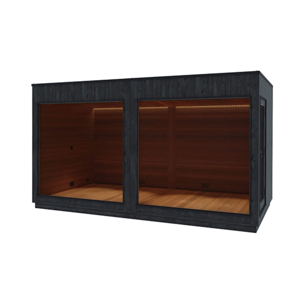 ThermaSol Nordic Misty XL 1-Entrance Outdoor Sauna Lounge [Made-To-Order] [14-KIR-3879/80] (SAK19046) – SAKSBY WHOLESALE, vie