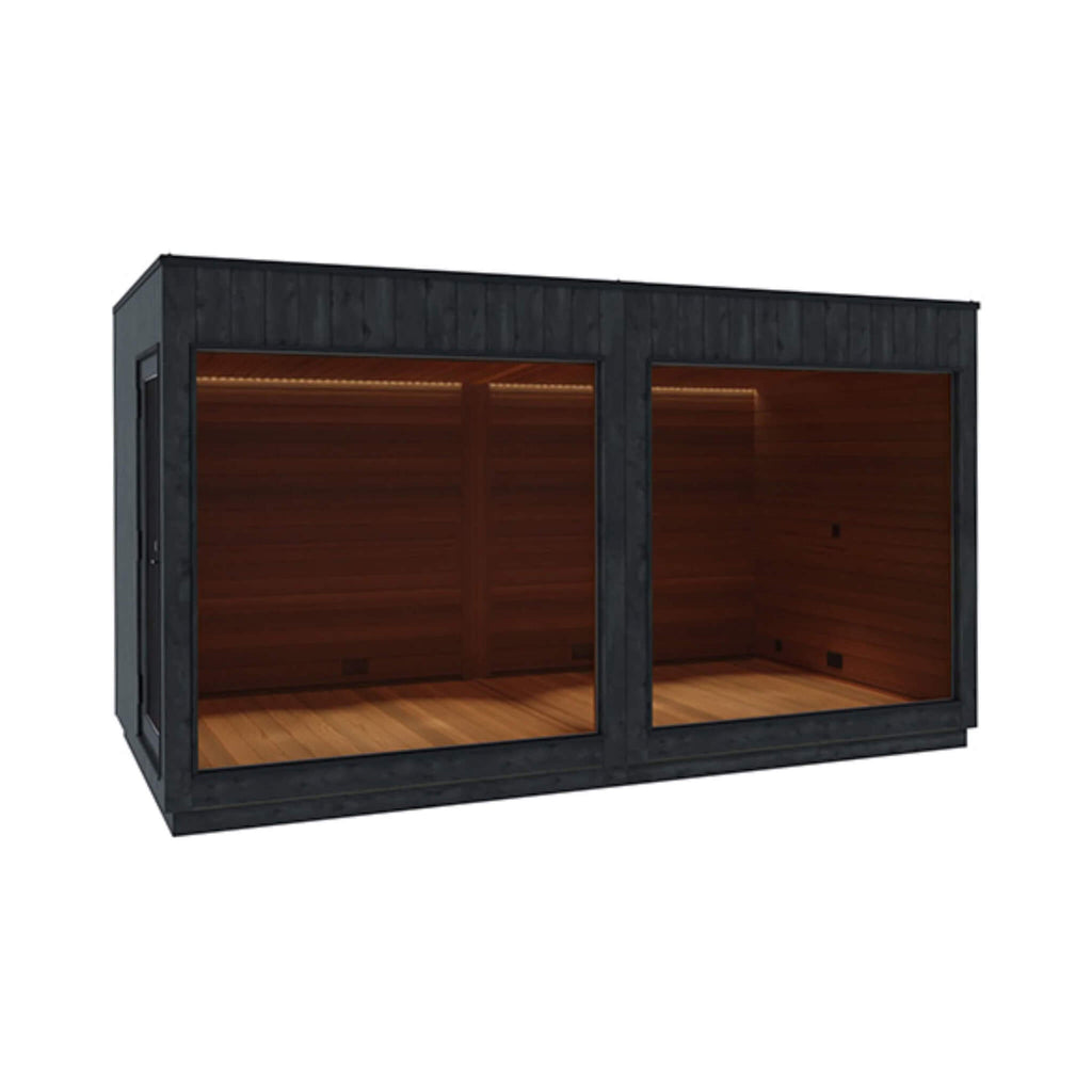 ThermaSol Nordic Misty XL 1-Entrance Outdoor Sauna Lounge [Made-To-Order] [14-KIR-3879/80] (SAK19046) – SAKSBY WHOLESALE, vie