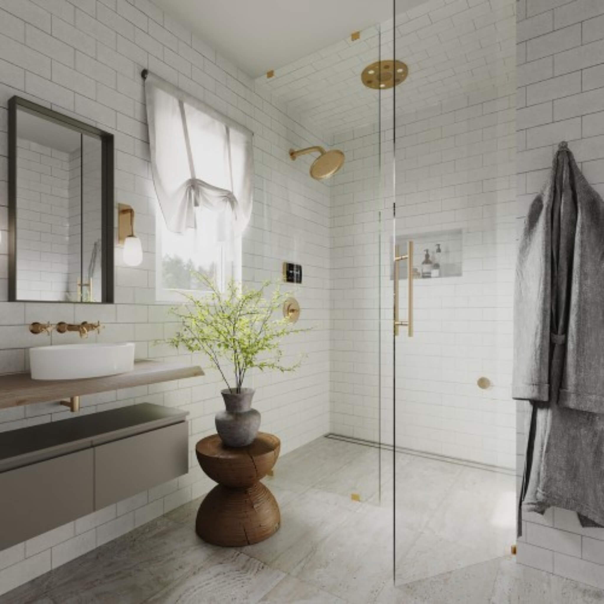 ThermaSol Serenity 10 Round Steam Shower Rainhead System With Light & Sound [SLSRRD] (SAK14982) – SAKSBY WHOLESALE, view 5