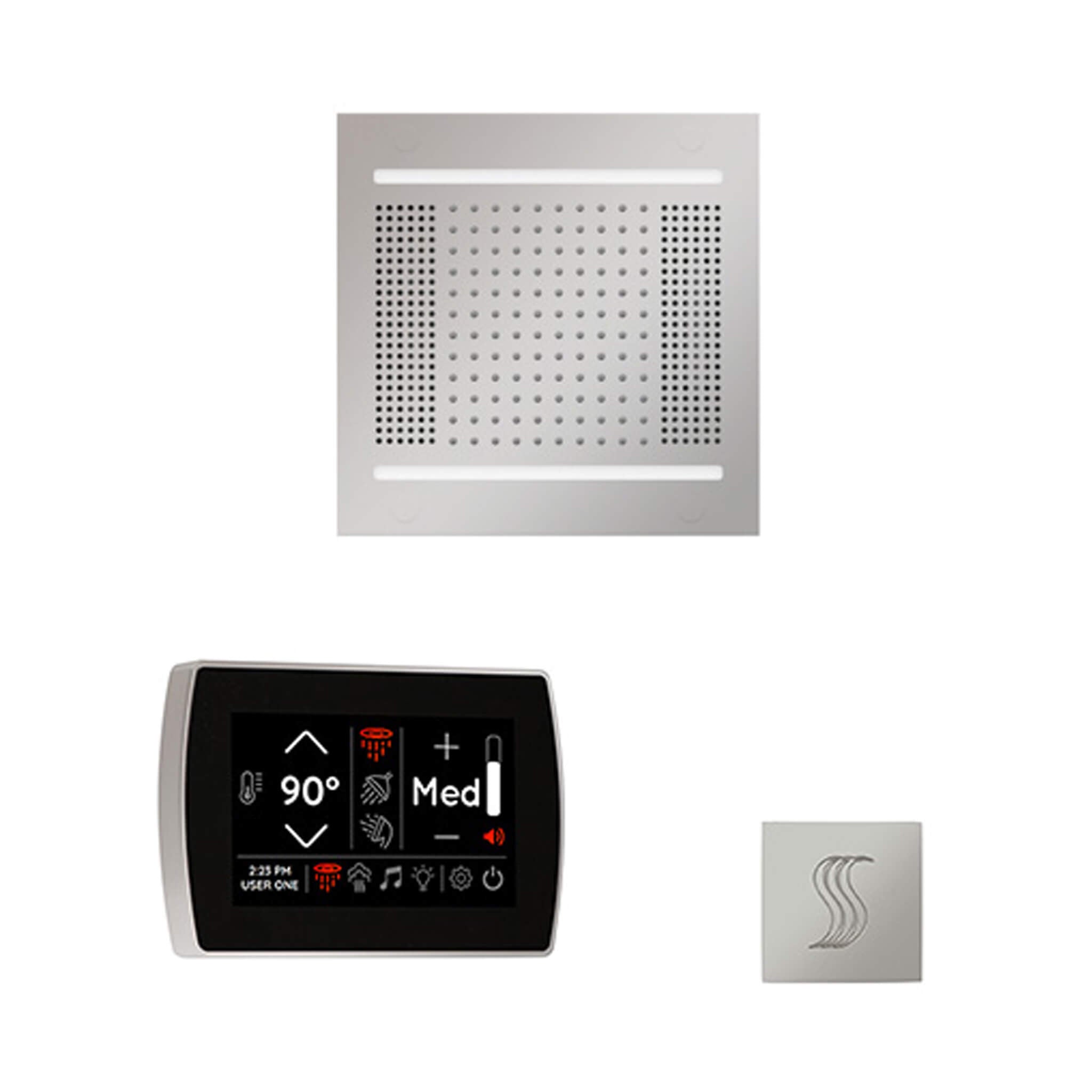 ThermaSol SignaTouch 5-Inch Display Steam Control Package With HydroVive Rainhead (SAK12821) – SAKSBY WHOLESALE, view 10