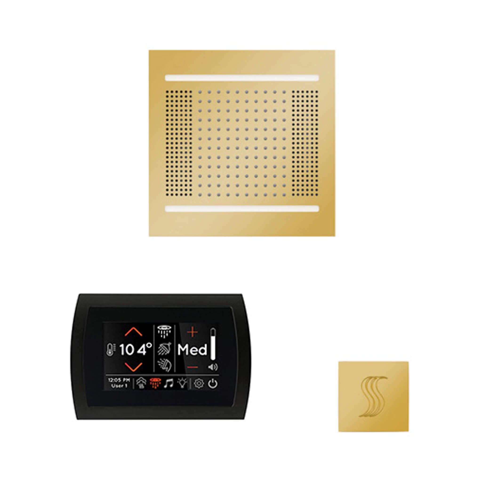 ThermaSol SignaTouch 5-Inch Display Steam Control Package With HydroVive Rainhead (SAK12821) – SAKSBY WHOLESALE, view 25