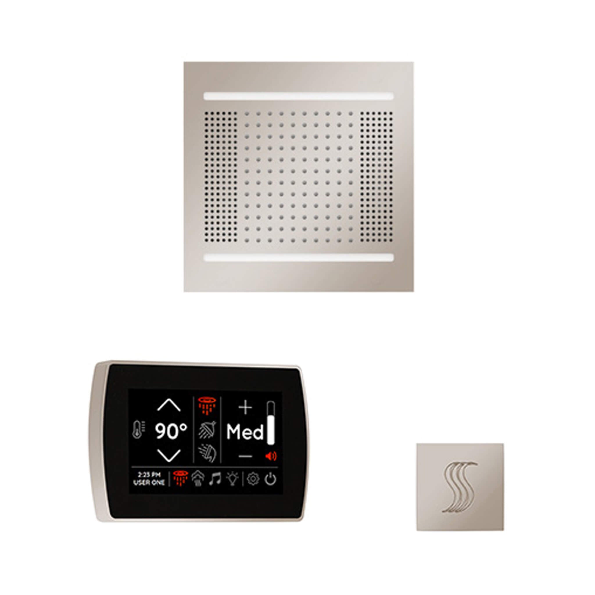 ThermaSol SignaTouch 5-Inch Display Steam Control Package With HydroVive Rainhead (SAK12821) – SAKSBY WHOLESALE, view 12