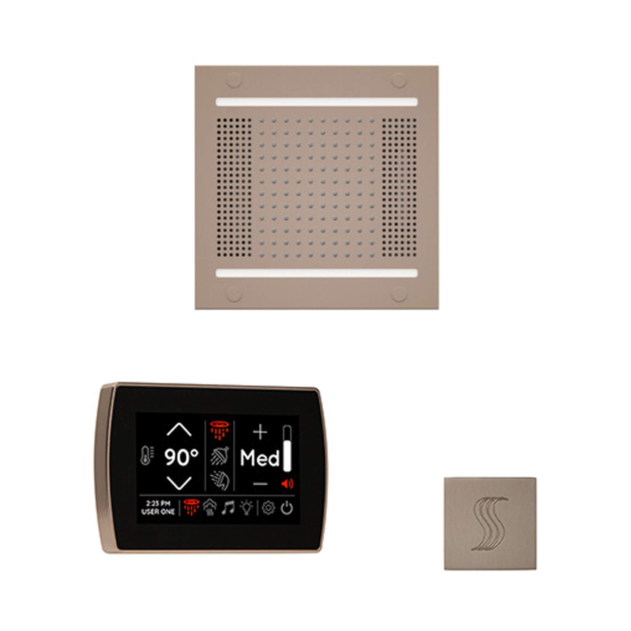 ThermaSol SignaTouch 5-Inch Display Steam Control Package With HydroVive Rainhead (SAK12821) – SAKSBY WHOLESALE, view 15