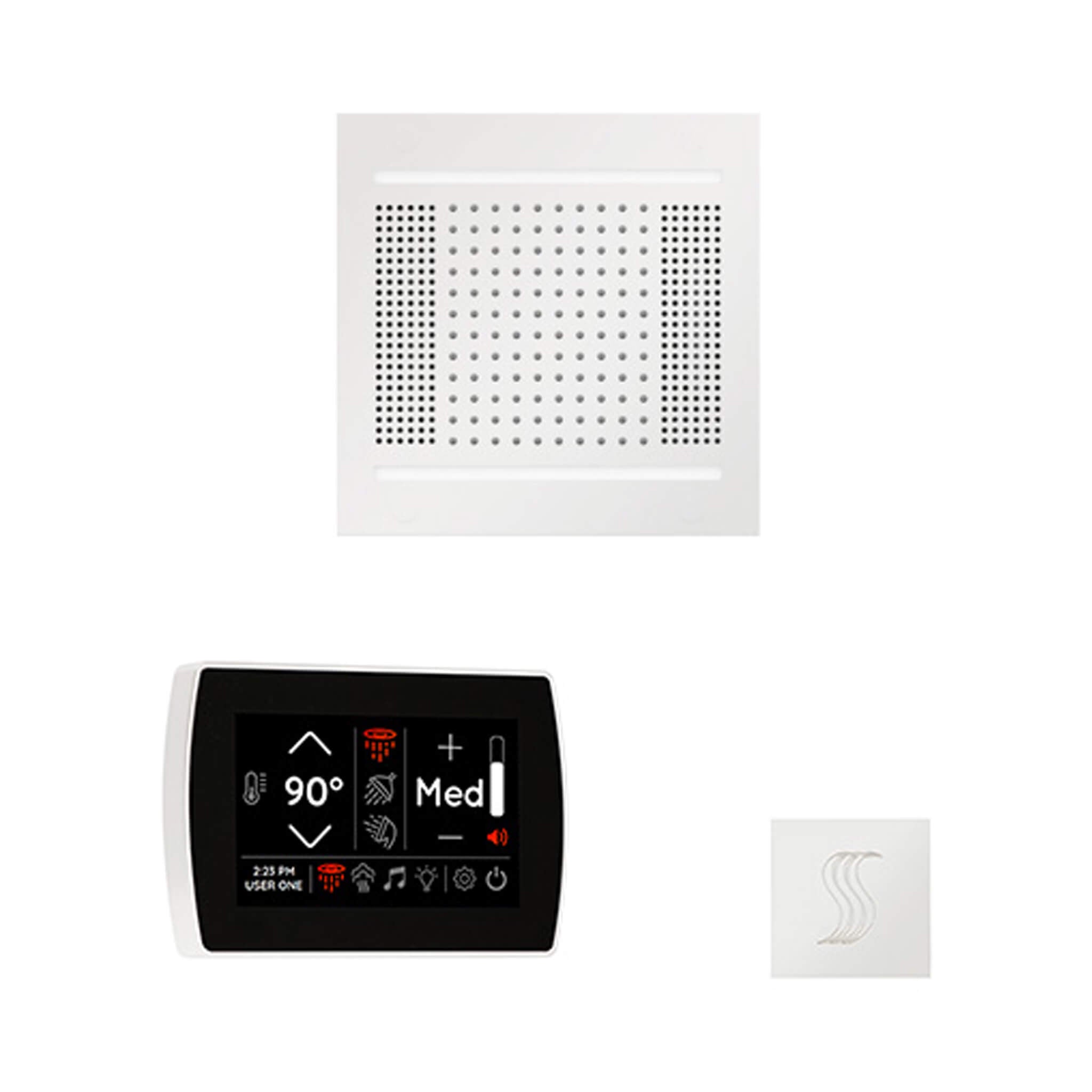 ThermaSol SignaTouch 5-Inch Display Steam Control Package With HydroVive Rainhead (SAK12821) – SAKSBY WHOLESALE, view 16