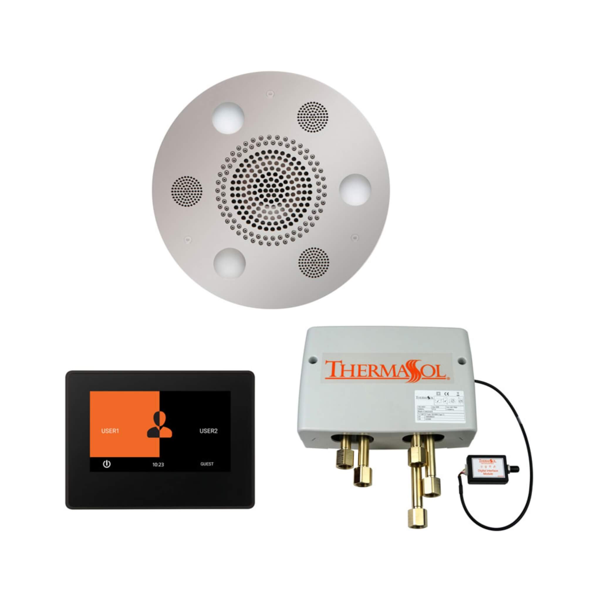ThermaSol SignaTouch 7-Inch Digital Shower Steam Control Package With Serenity Rainhead [WSP7S/R] (SAK71572) – SAKSBY WHOLESA