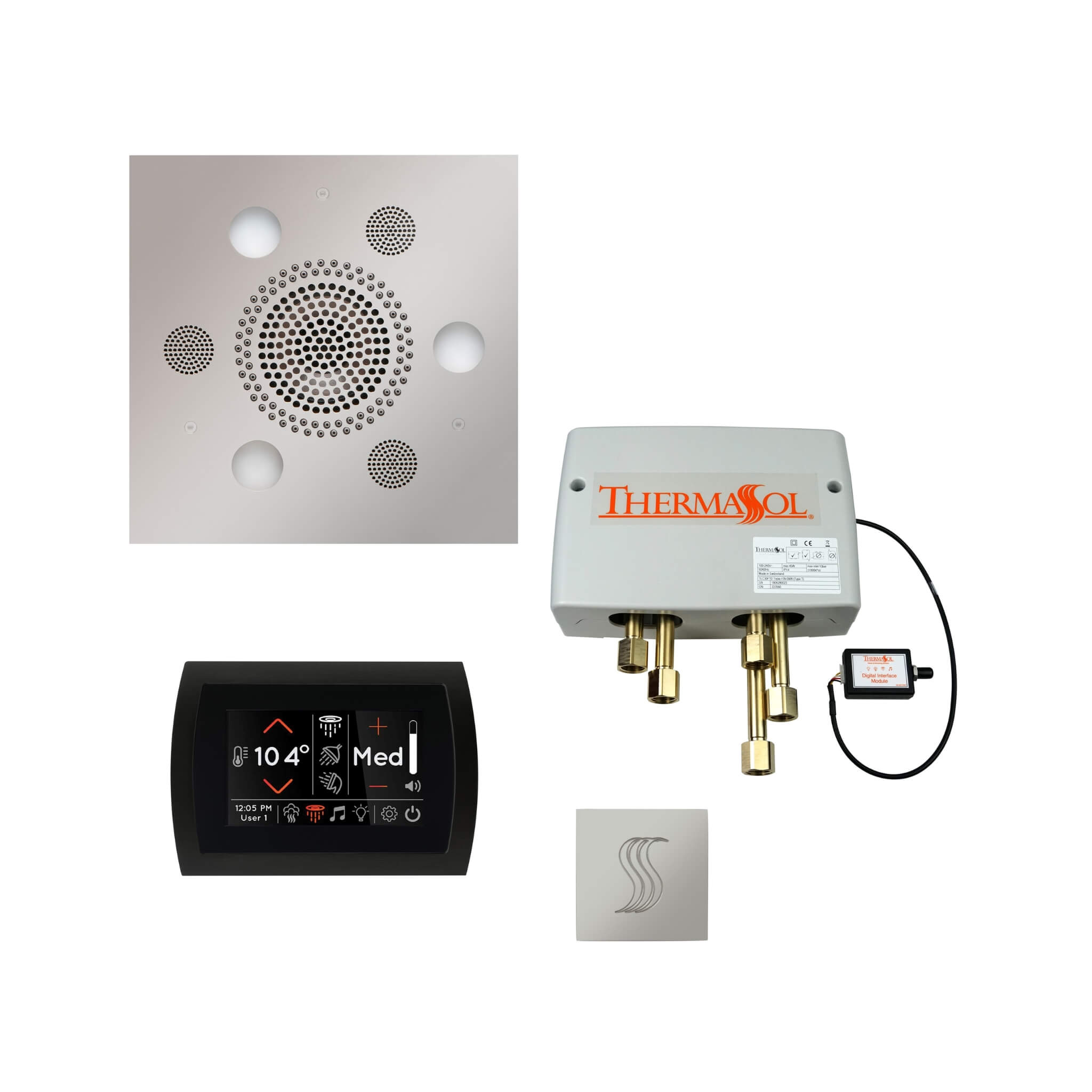ThermaSol SignaTouch Control 5-Inch Digital Shower Steam Control Package [TWPSS] (SAK40392) – SAKSBY WHOLESALE