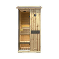Thermora Nova 1-Person Outdoor Weather-Resistant Traditional Wooden Steam Sauna Room (SAK71642) – SAKSBY WHOLESALE