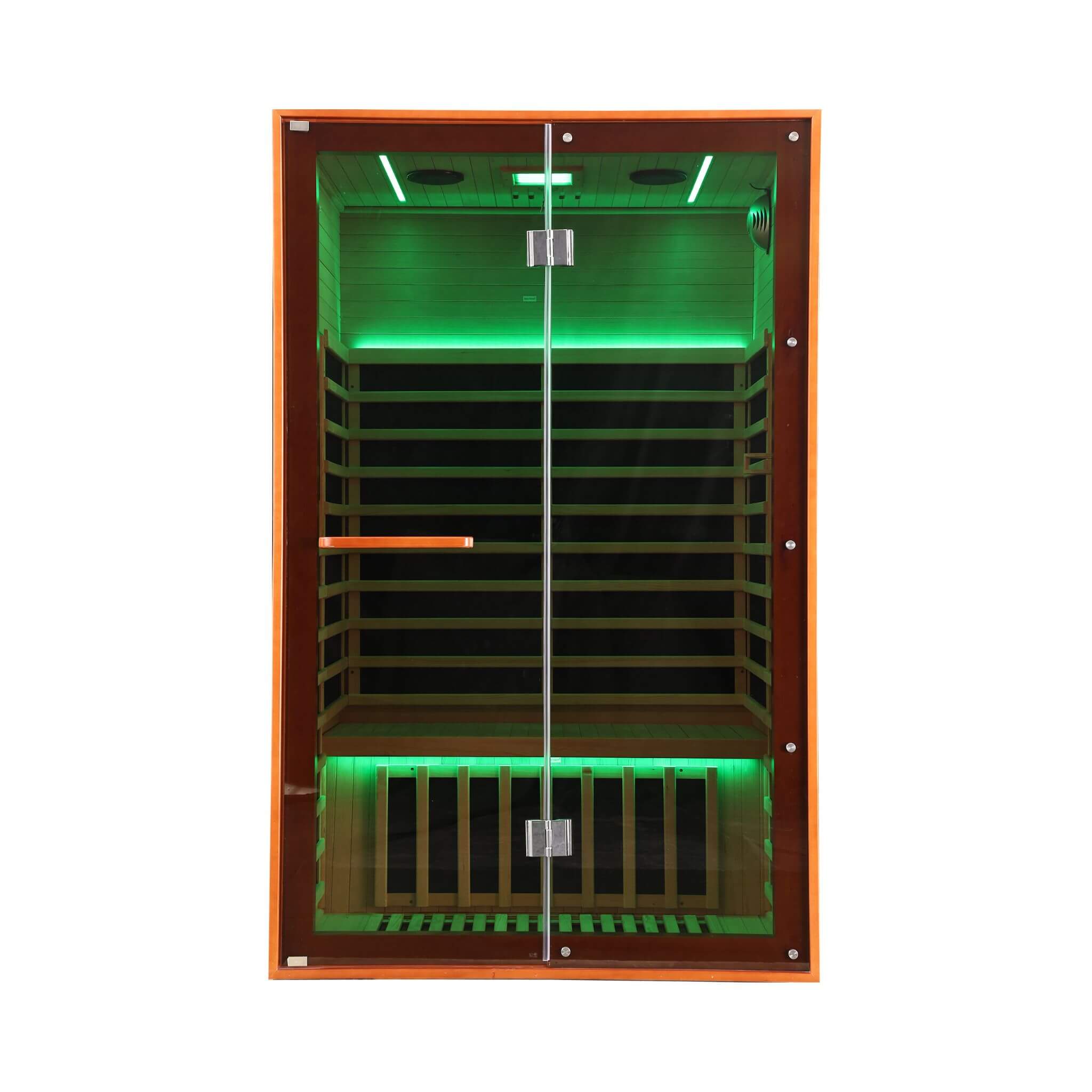 Thermora Fontaine 2-Person Luxury Canadian Hemlock Infrared Sauna With Glass Front (SAK97216) – SAKSBY WHOLESALE, view 5
