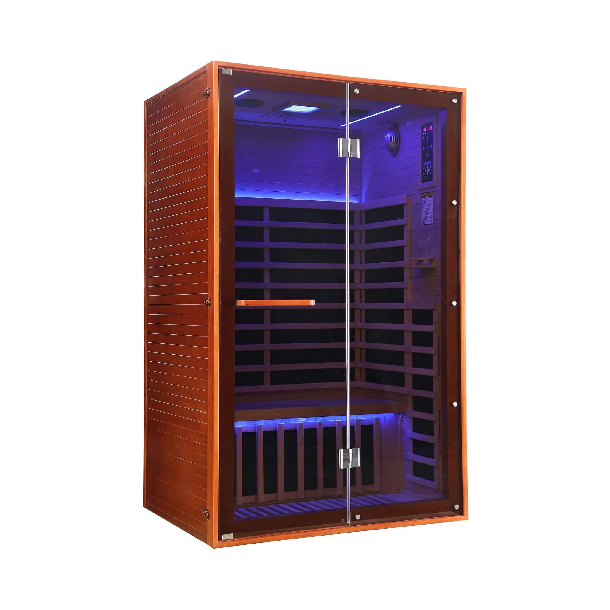 Thermora Fontaine 2-Person Luxury Canadian Hemlock Infrared Sauna With Glass Front (SAK97216) – SAKSBY WHOLESALE, view 10