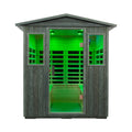 Thermora Eterna 4-Person Full-Spectrum Low EMF Carbonized Composite Infrared Sauna Room With Bluetooth Speakers (SAK70182) – 
