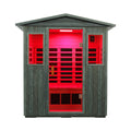 Thermora Nivea 3-Person Full-Spectrum Low EMF Carbonized Composite Infrared Sauna Room With Bluetooth Speakers (SAK85120) – S