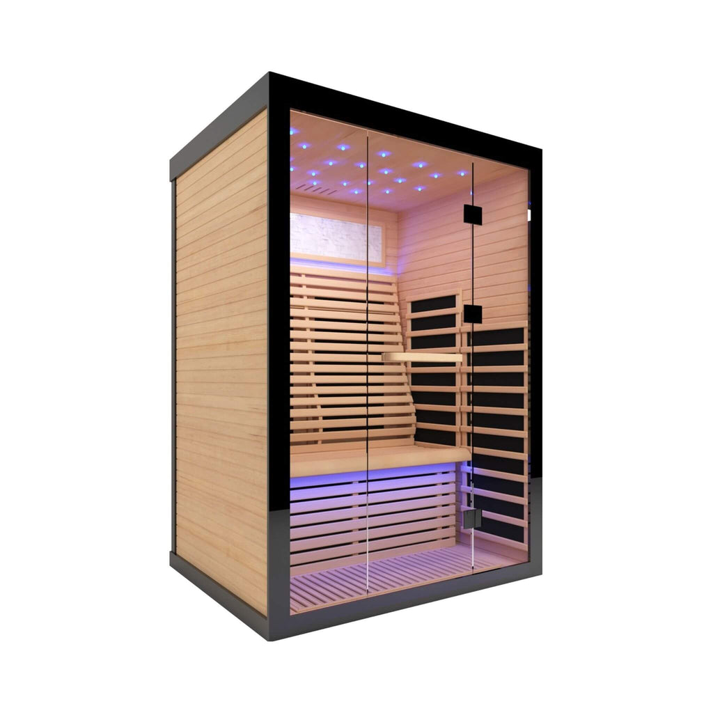Thermora Vapor Luxury 2-Person Canadian Hemlock Wood Far Infrared Home Sauna (SAK56874) – SAKSBY WHOLESALE, view 10