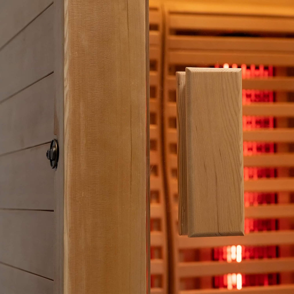 Rövia Luma 2-Person Indoor Hybrid Sauna Room With Infrared And 3.5KW Steam Heater [Made-To-Order] (SAK83750) – SAKSBY WHOLESA