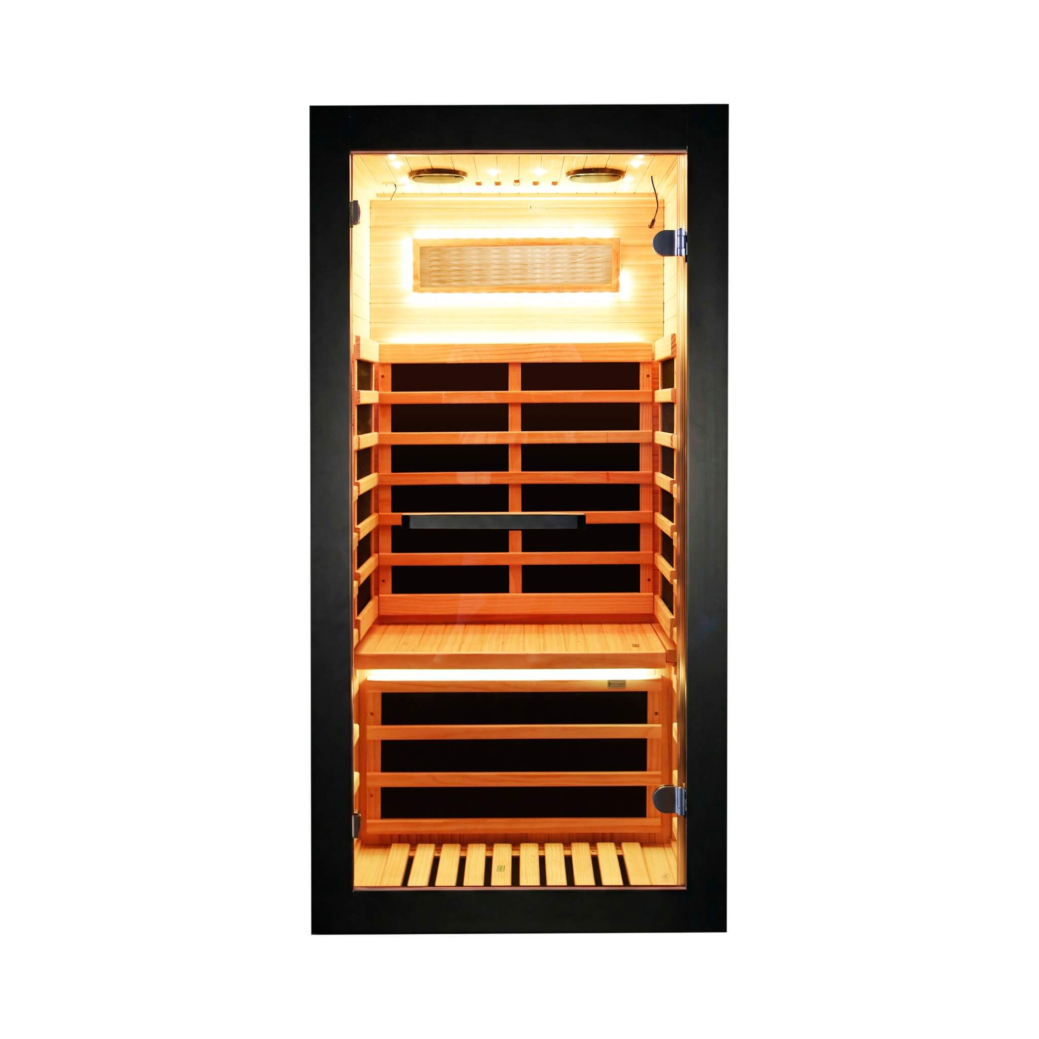 Thermora Solara Single-Person Chilean Pine Infrared Sauna Cabin (SAK57926) – SAKSBY WHOLESALE