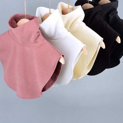 Thickened High-Neck Base Layer Decorative Detachable Collar (MAC297)