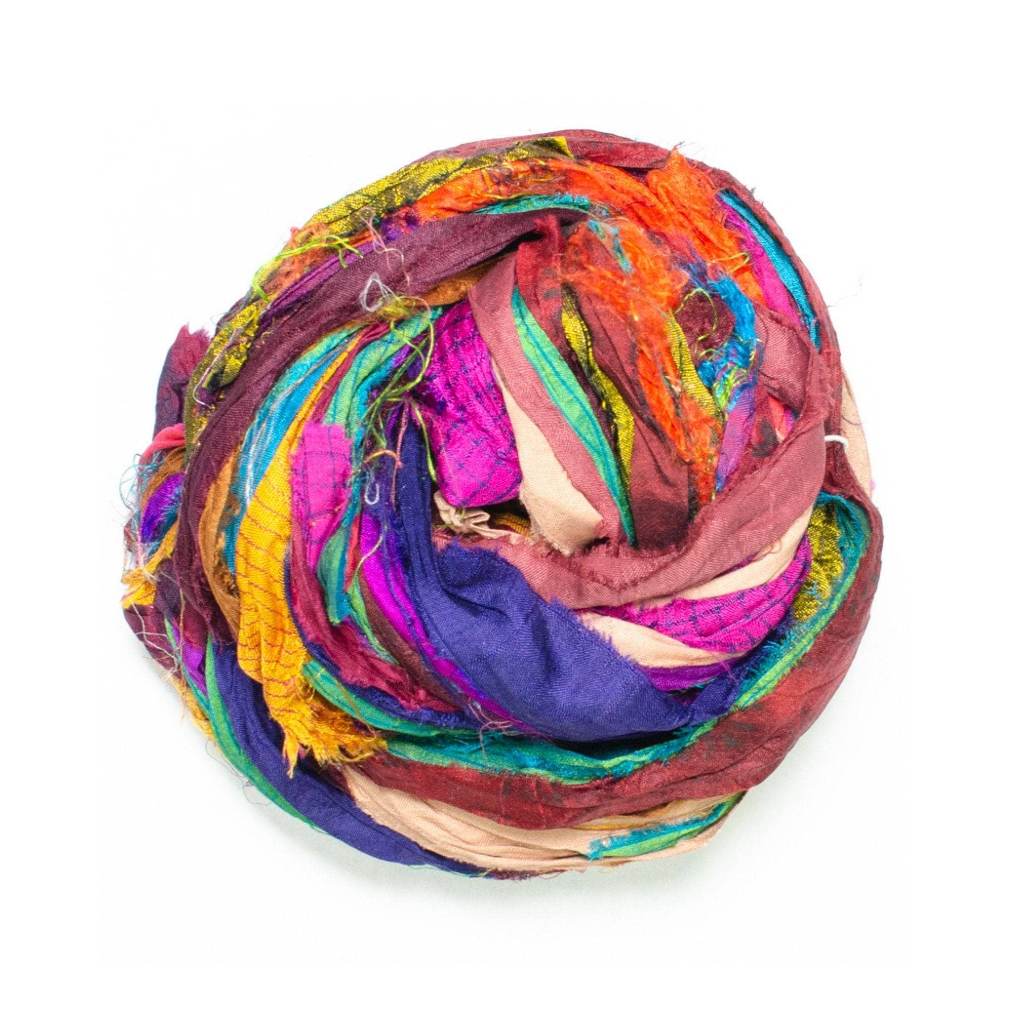 Darn Good Yarn Tibet Jewel Bucket Bag Crochet Kit — construction detail