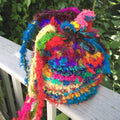 Darn Good Yarn Tibet Jewel Bucket Bag Crochet Kit — main product shot