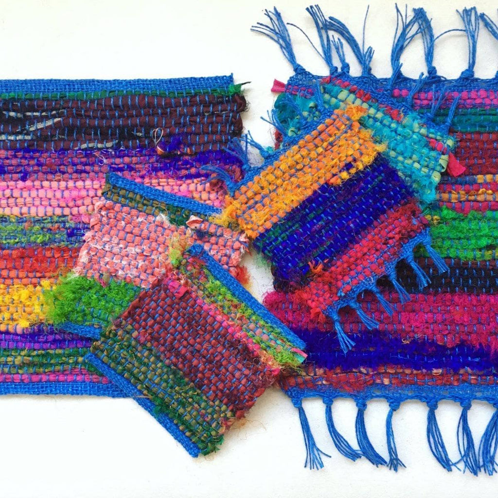 Darn Good Yarn Tibet Jewels Coasters and Trivets Weaving Kit — main product shot