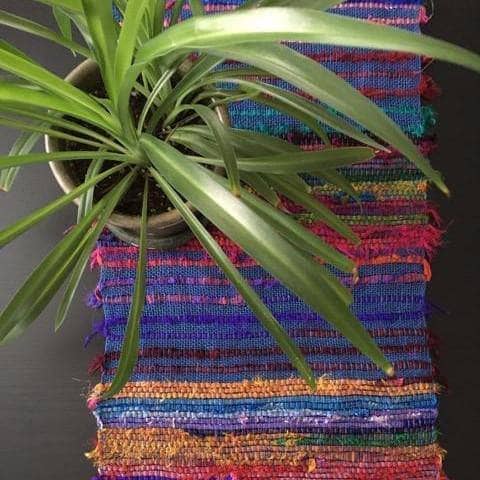 Darn Good Yarn Tibet Jewels Woven Table Runner Weaving Kit — main product shot