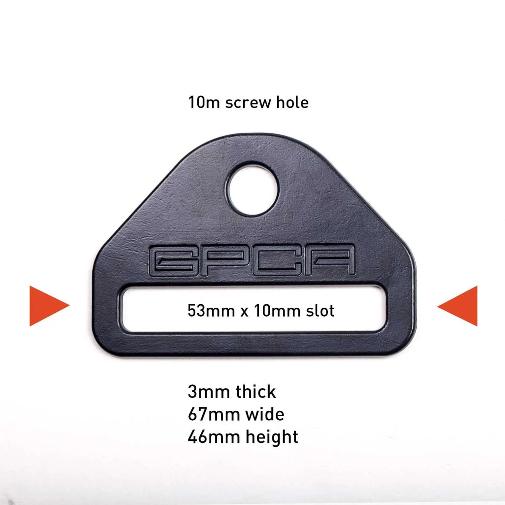 GPCA GPCA Tie-Down D-Plate — back view