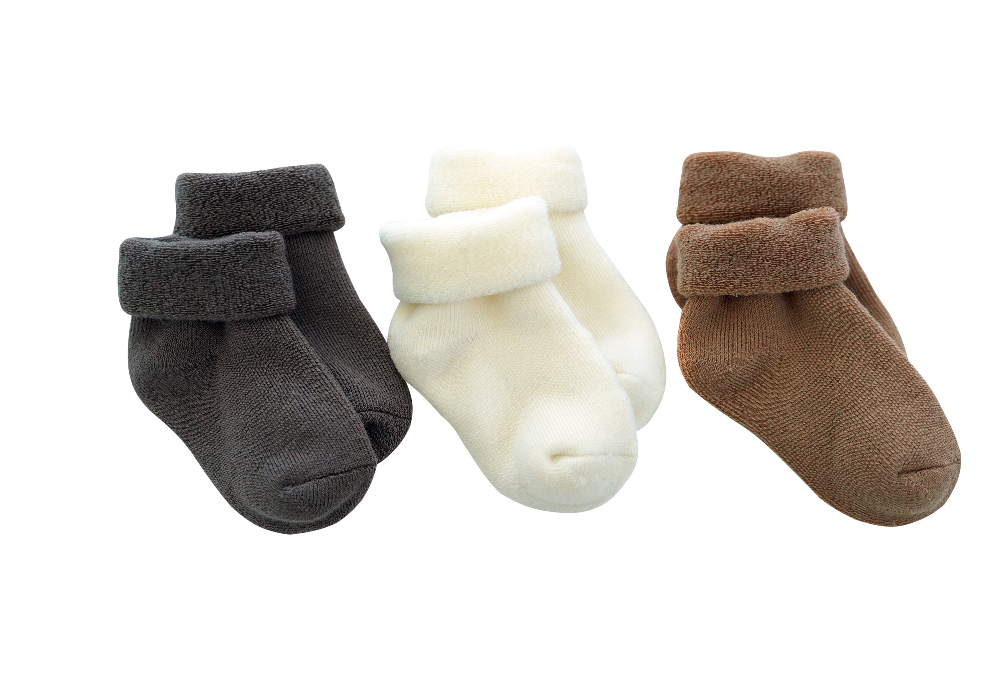 tittimitti tittimitti® 75% Merino Wool Baby Toddler Terry Socks 3-Pack — detail close-up