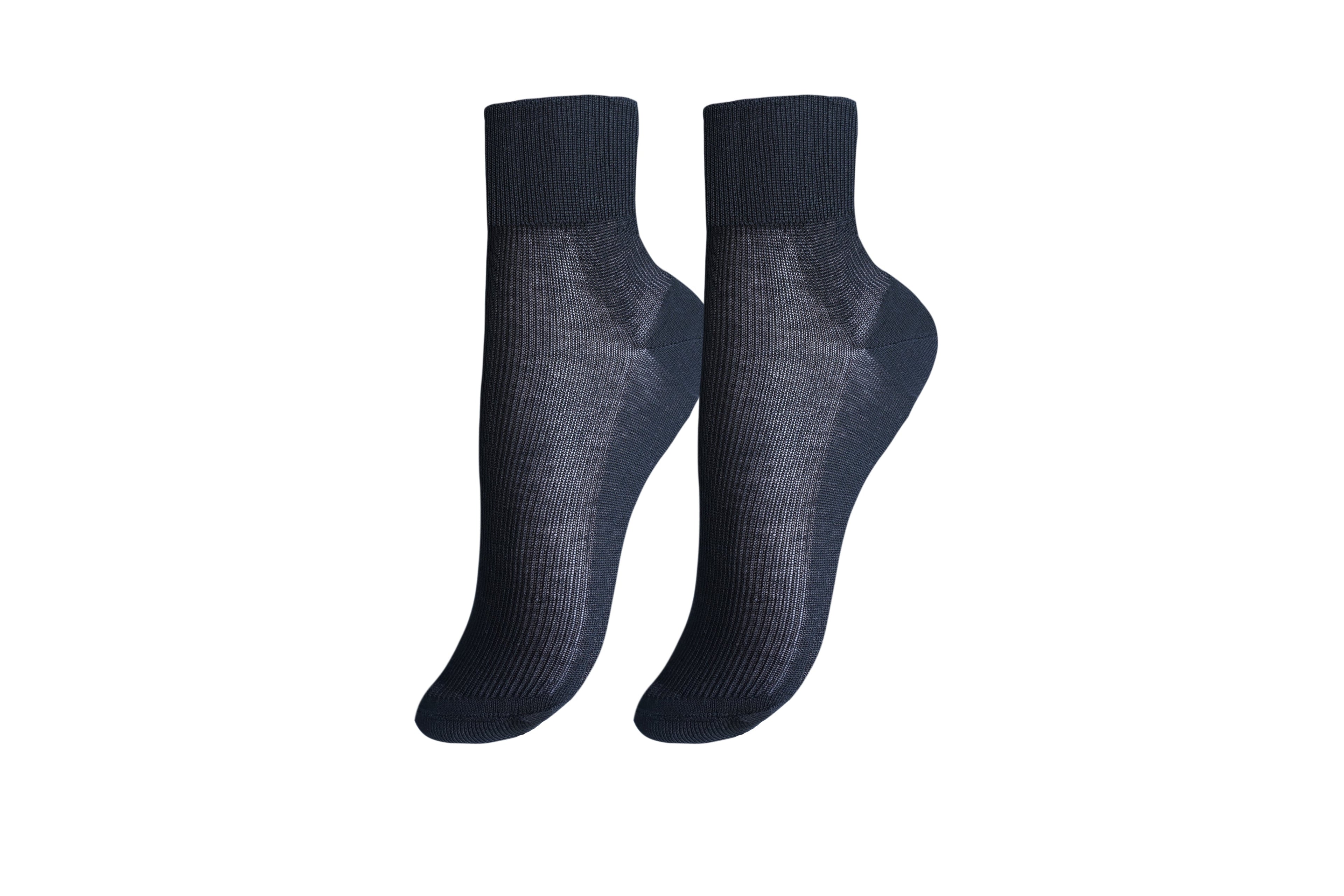 tittimitti tittimitti® 100% Mercerized Cotton "Filo di Scozia" Women's Ankle Socks. 3-Pack. Made in Italy. — lifestyle contex