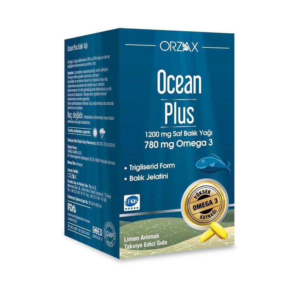 Ocean Plus Omega-3 Fish Oil Capsules - High-Dose EPA & DHA