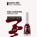 Flormar Quick Dry Nail Polish - Intense Pigmentation for Women | 022 Velvet