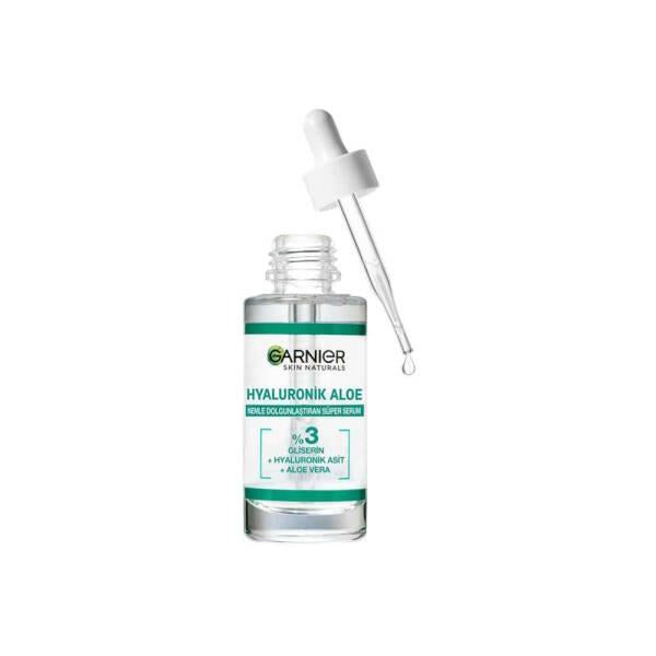 Garnier Skin Naturals Hyaluronik Aloe Süper Serum 30ml - Hydrating Face Serum with Hyaluronic Acid & Aloe Vera