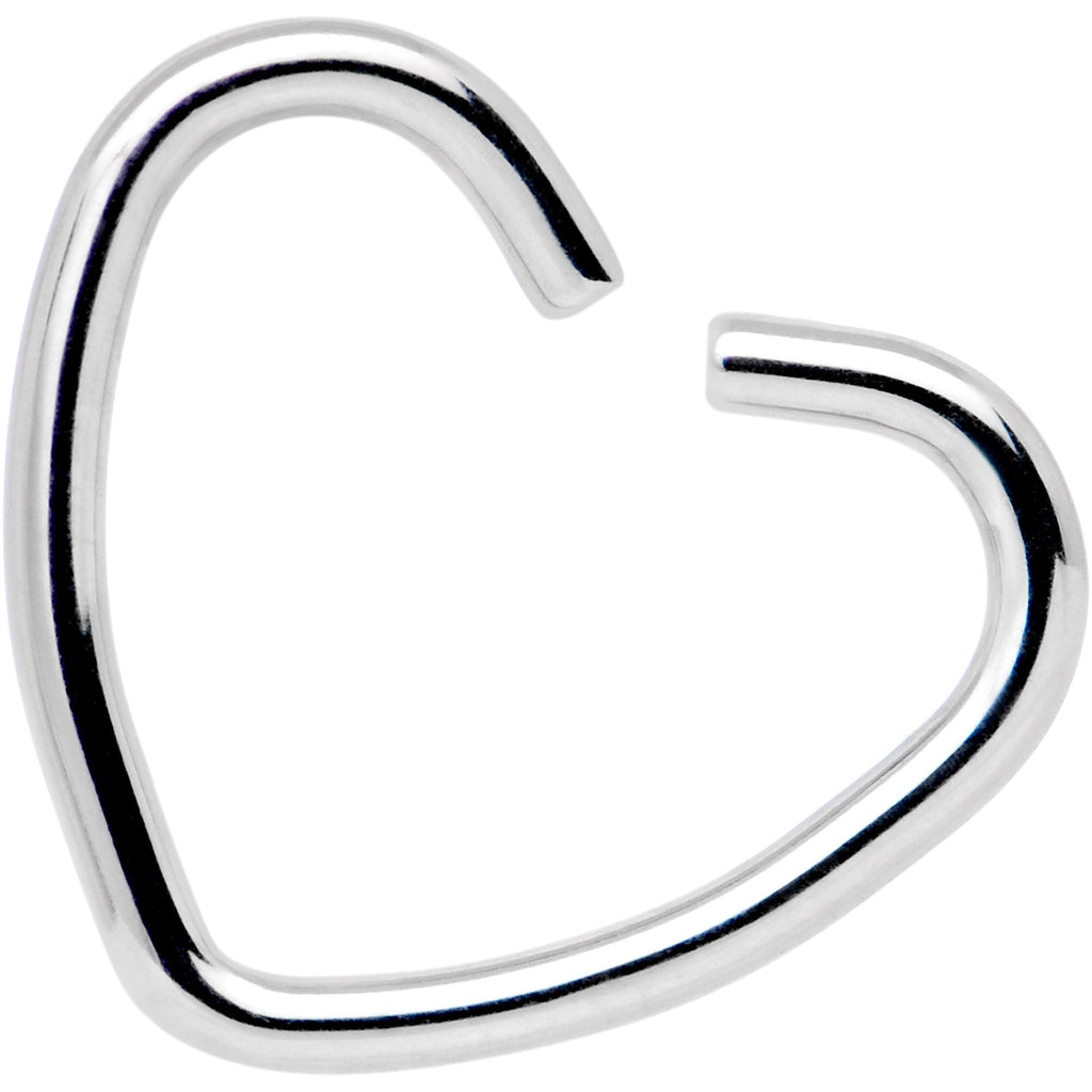 BodyCandy 16G 5/16 Heart of the Galaxy Septum Ring Pack Set of 3 — branding close-up