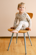Dear Hayden Dear Hayden Toddler Modal Pajama Set in Camping — Dear Hayden branding close-up