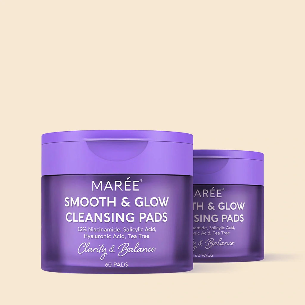 Maree 12% Niacinamide Smooth & Glow Pads — packaging