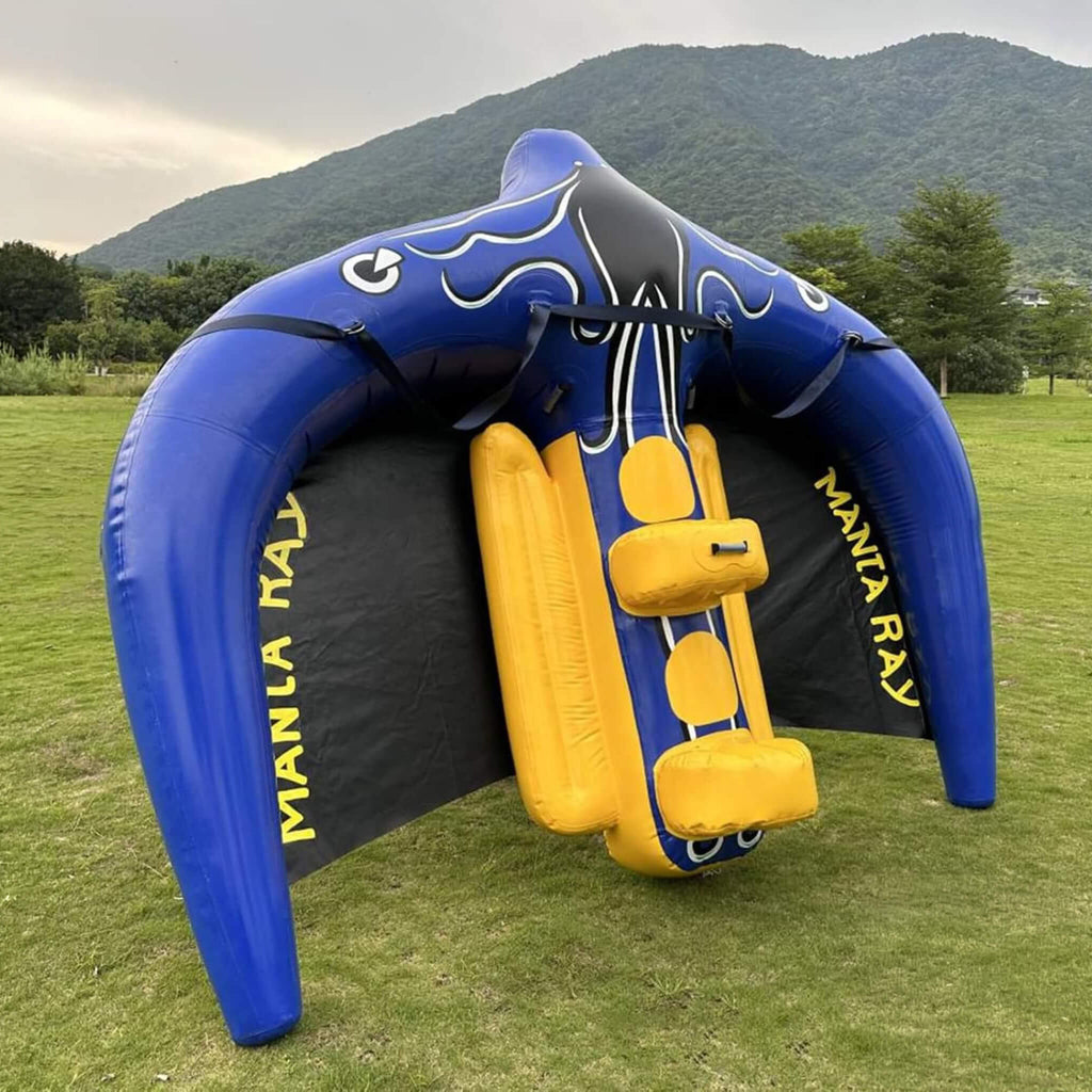 Giant Towable Inflatable Flying Manta Ray Water Tube With Pump (SAK73280) – SAKSBY WHOLESALE, view 6