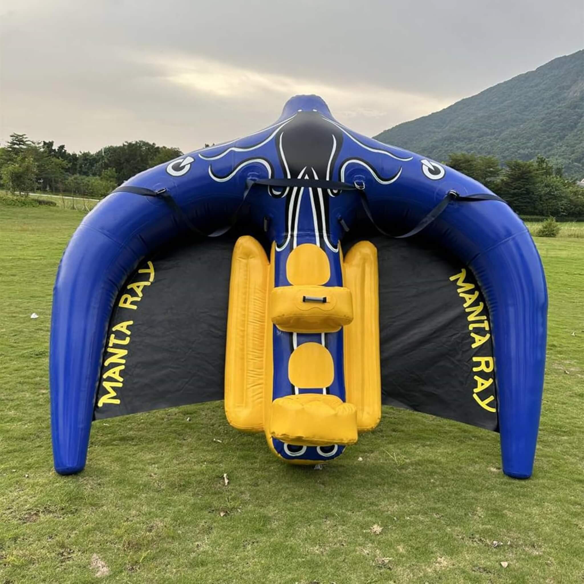 Giant Towable Inflatable Flying Manta Ray Water Tube With Pump (SAK73280) – SAKSBY WHOLESALE, view 5