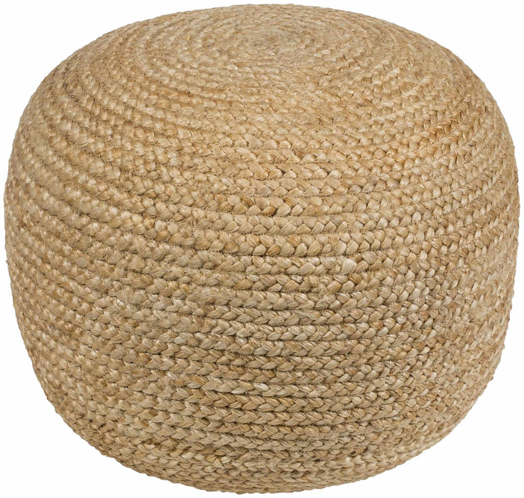 Kaumakani Knitted Jute Round Pouf – Boutique Rugs