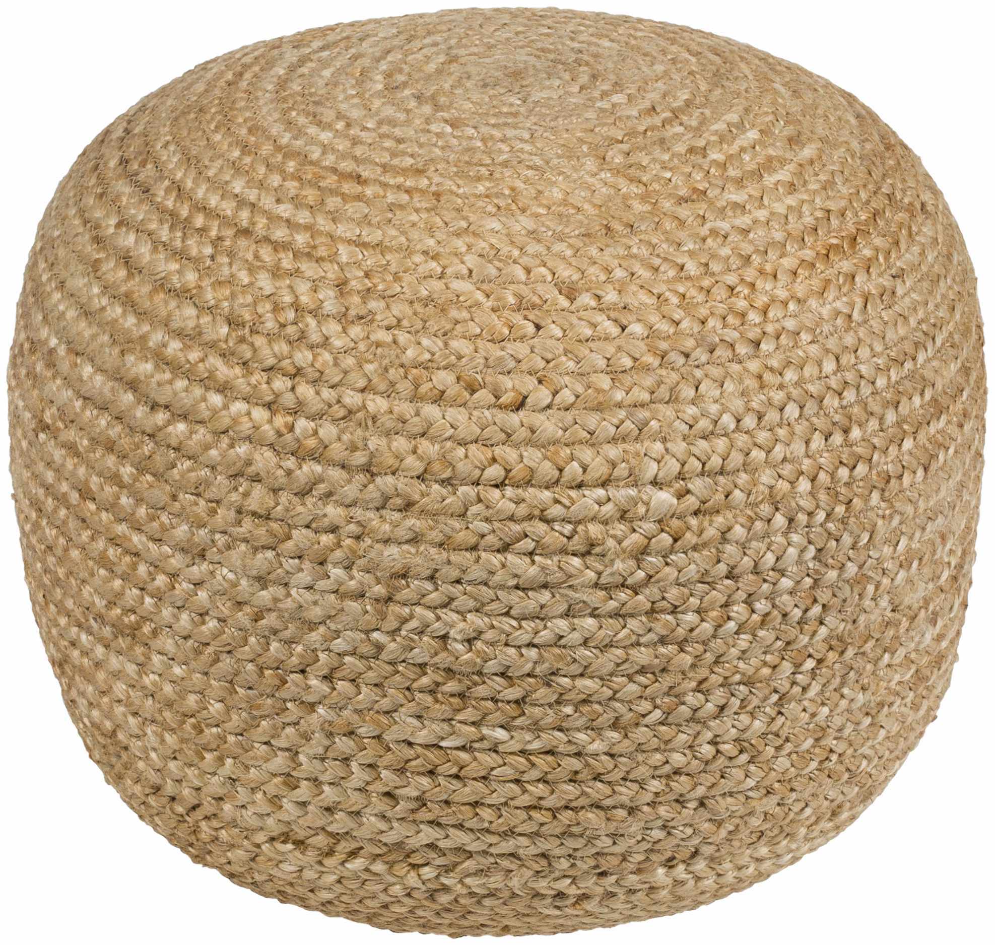 Kaumakani Knitted Jute Round Pouf – Boutique Rugs