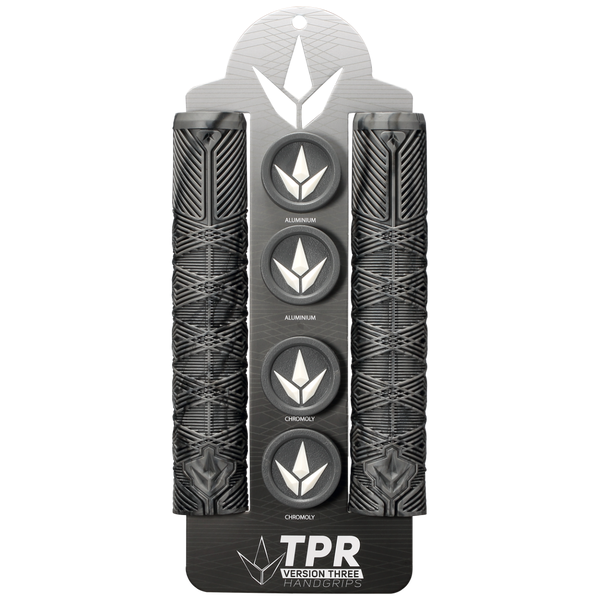 Envy Handgrips V3 (TPR) - Grey/Black (Pair)