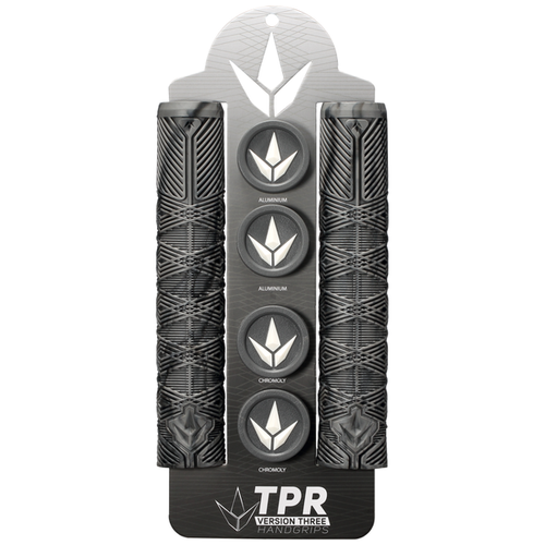 Envy Handgrips V3 (TPR) - Grey/Black (Pair)