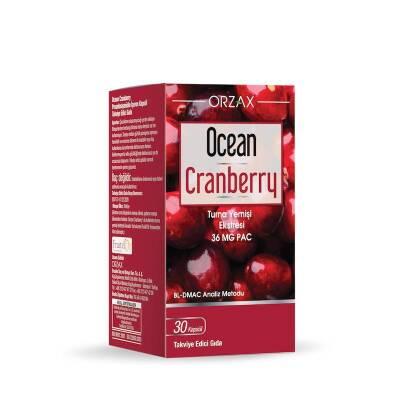 Orzax Ocean Cranberry Dietary Supplement - 30 Tablets for Urinary Tract Health Support