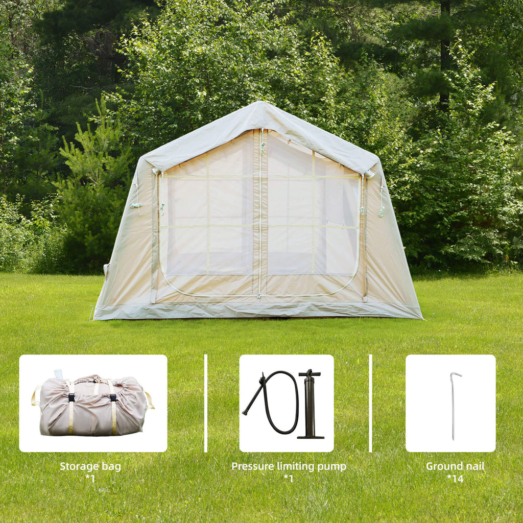 Trailora 4-Season Outdoor Inflatable Blow Up Camping Tent With Air Pump [4-6 People] (SAK46821) – SAKSBY WHOLESALE, view 3