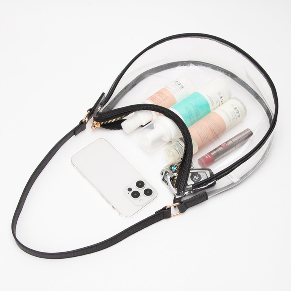 Transparent Shoulder Hobo Bag – Stadium and Concert Approved