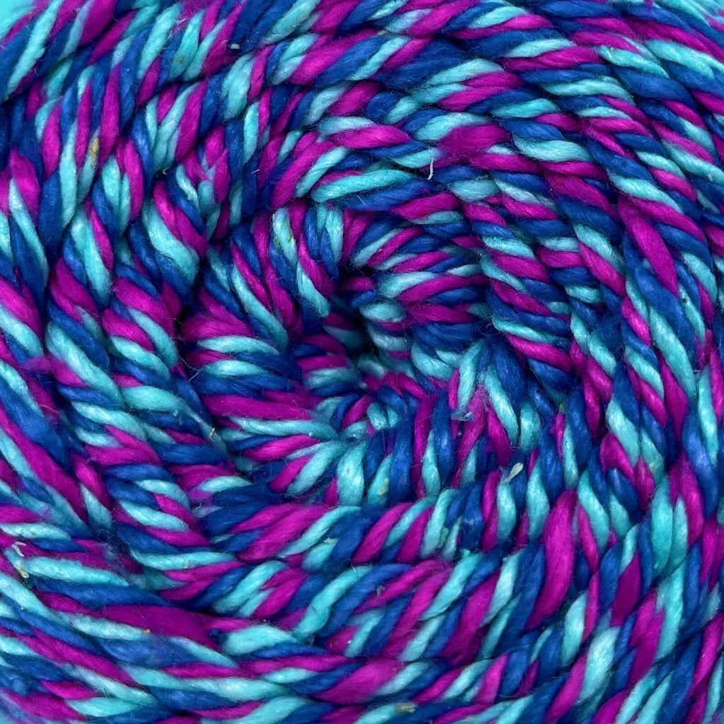 Darn Good Yarn Triple Twist DK Weight Recycled Silk Yarn — detail shot 9
